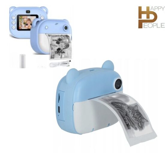 Momentinis fotoaparatas- spausdintuvas 2 n 1  su dviem lapeliais rinkinyje